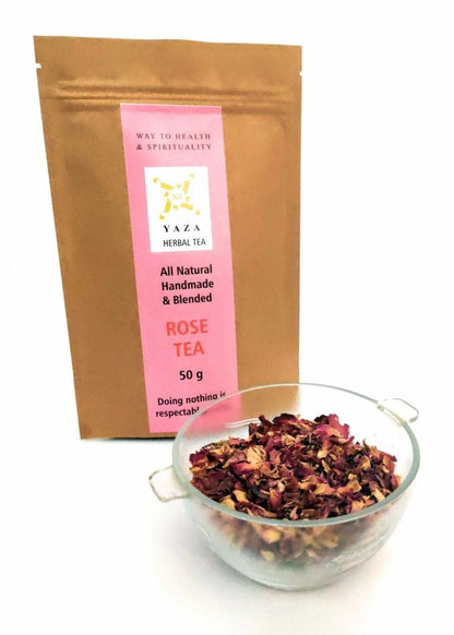 Rose Tea - The Spirit Uplifter with Great Aroma - 50g - 30 Servings | Verified Sustainable by Brown Living™