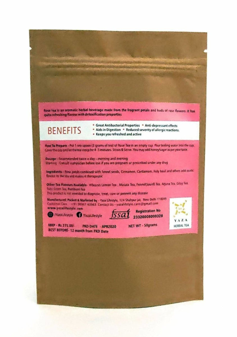 Buy Rose Tea - The Spirit Uplifter with Great Aroma - 50g - 30 Servings | Shop Verified Sustainable Products on Brown Living