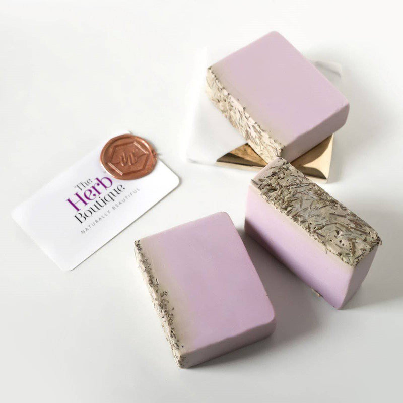 Buy Rosemary Lavender and Clarysage Soap - 100g | Shop Verified Sustainable Body Soap on Brown Living™