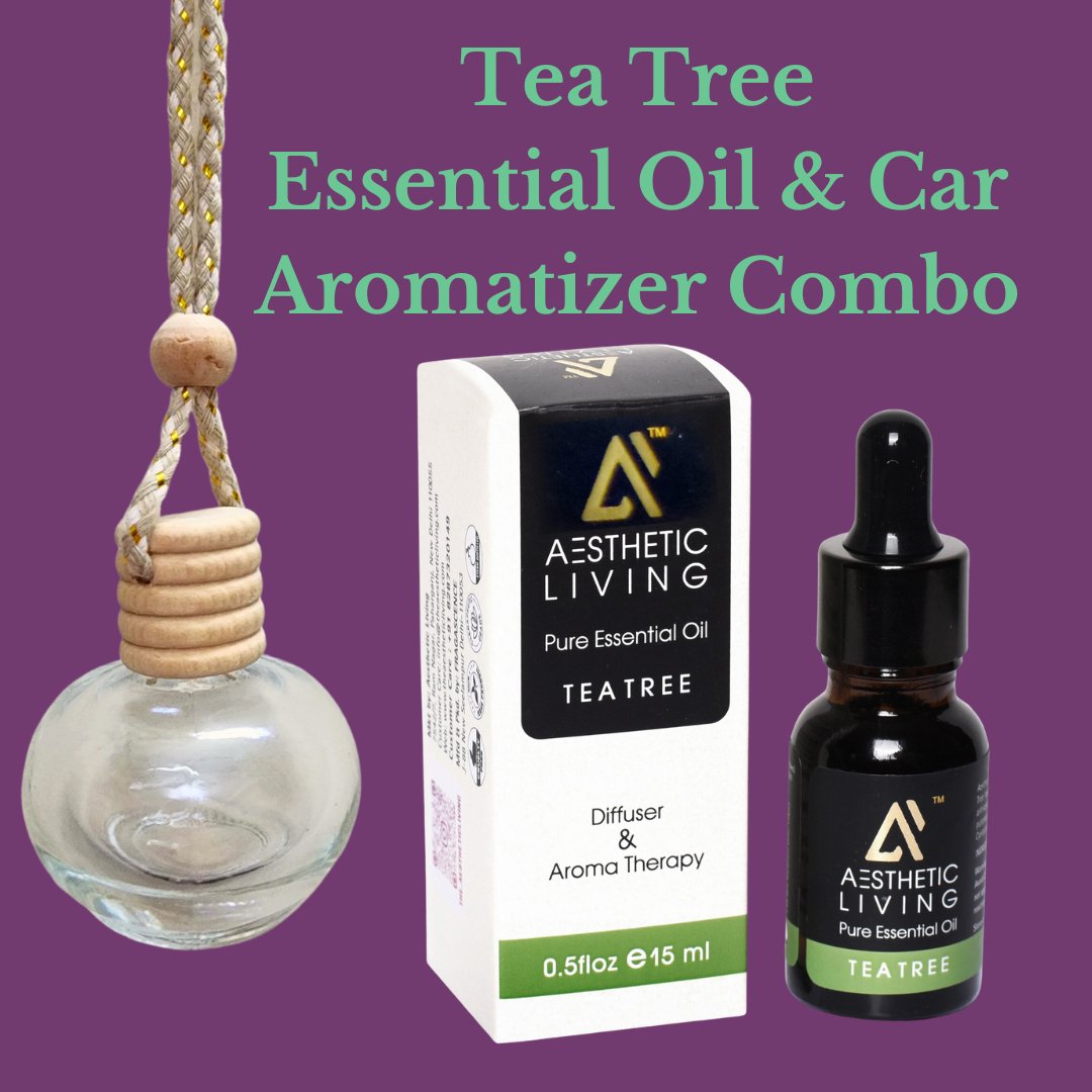 Round Car Aromatizer/ Diffuser Bottle with Essential Oil | Verified Sustainable by Brown Living™