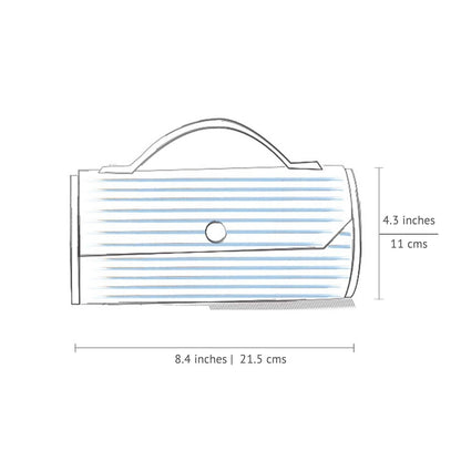 Round Sling Bag/Clutch Single Sleeve - Solids | Verified Sustainable by Brown Living™