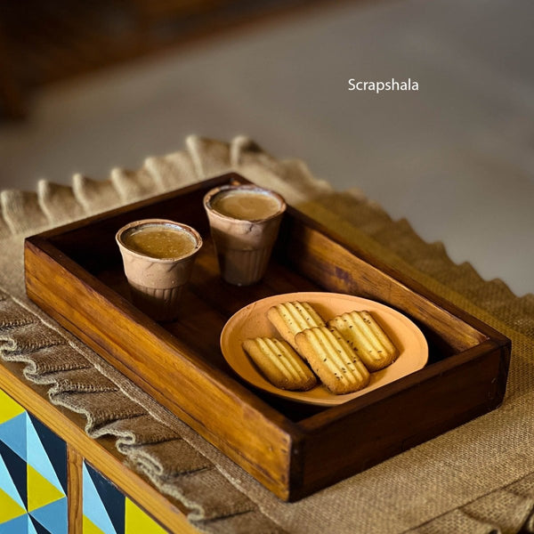 Buy Rozana Tray | Multipupose | Natural Reclaimed Wood | Shop Verified Sustainable Trays & Platters on Brown Living™