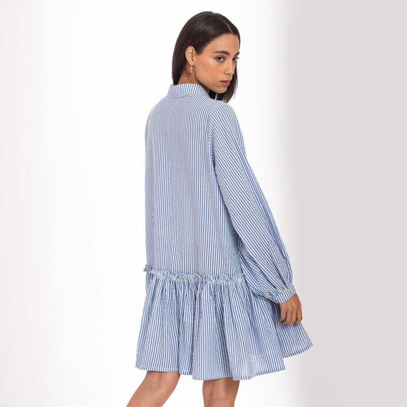 Ruffled Hem Elizah Dress | Verified Sustainable by Brown Living™