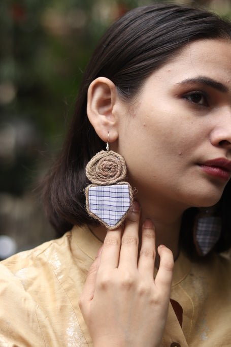 Ruhani Textile Earring | Verified Sustainable by Brown Living™