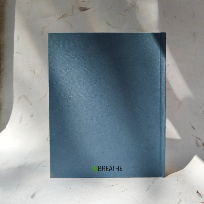 Ruled Handmade Paper Notebook- Blue | Verified Sustainable Notebooks & Notepads on Brown Living™