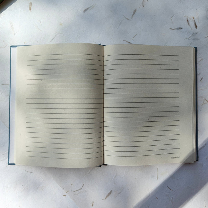Ruled Handmade Paper Notebook- Green | Verified Sustainable Notebooks & Notepads on Brown Living™