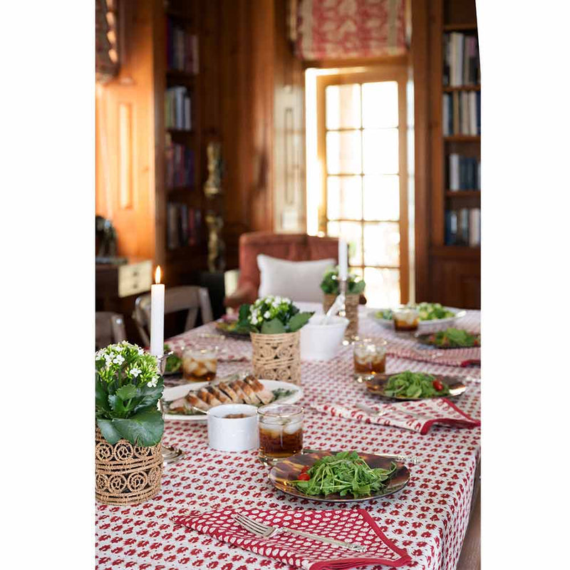 Buy Rustic Motif Table Cloth / Table Cover | Shop Verified Sustainable Table Linens on Brown Living™