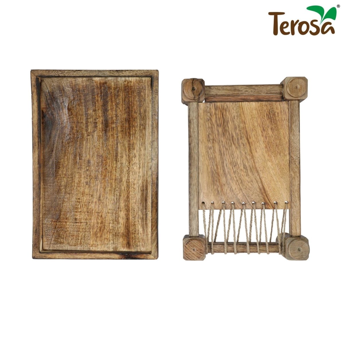 Rustic Platter Servers Combo - Manji & Redi - Thela & Khaat | Verified Sustainable by Brown Living™