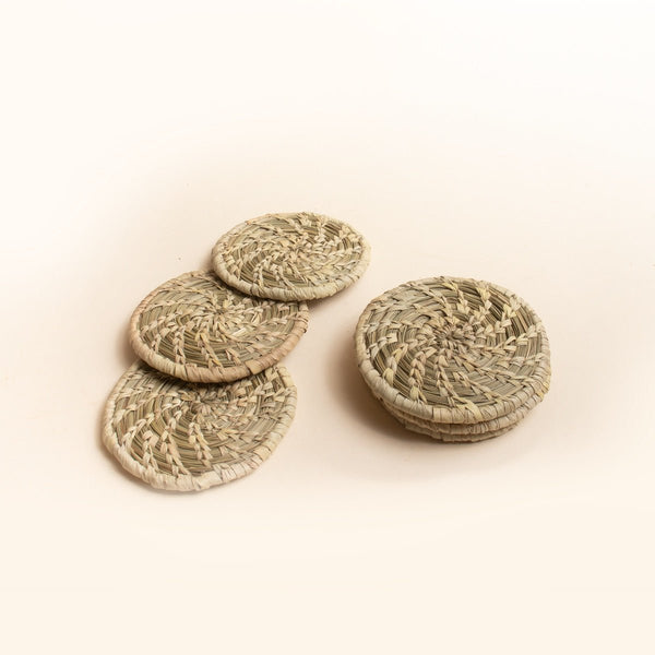 Buy Sabai Coasters - Set of 6 with box | Shop Verified Sustainable Baskets & Boxes on Brown Living™