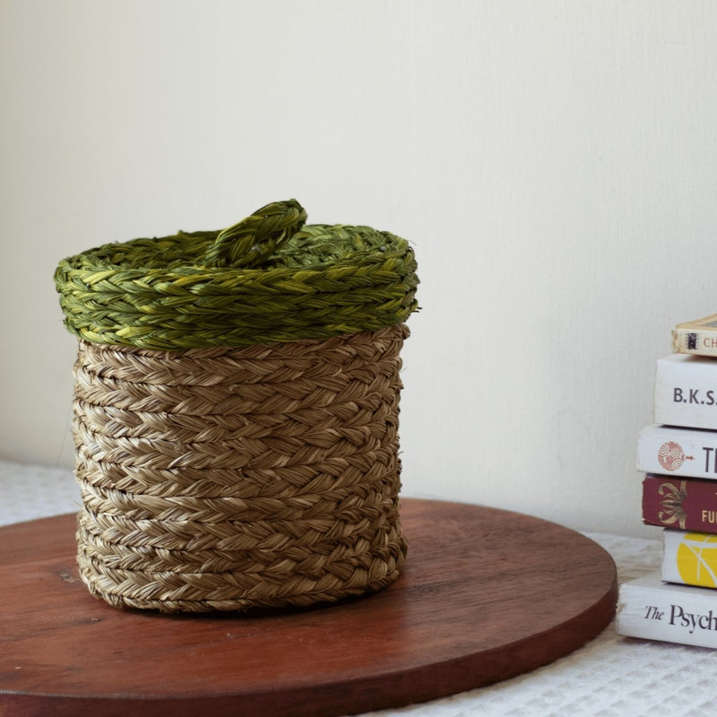 Buy Sabai grass storage box with lid | Shop Verified Sustainable Baskets & Boxes on Brown Living™