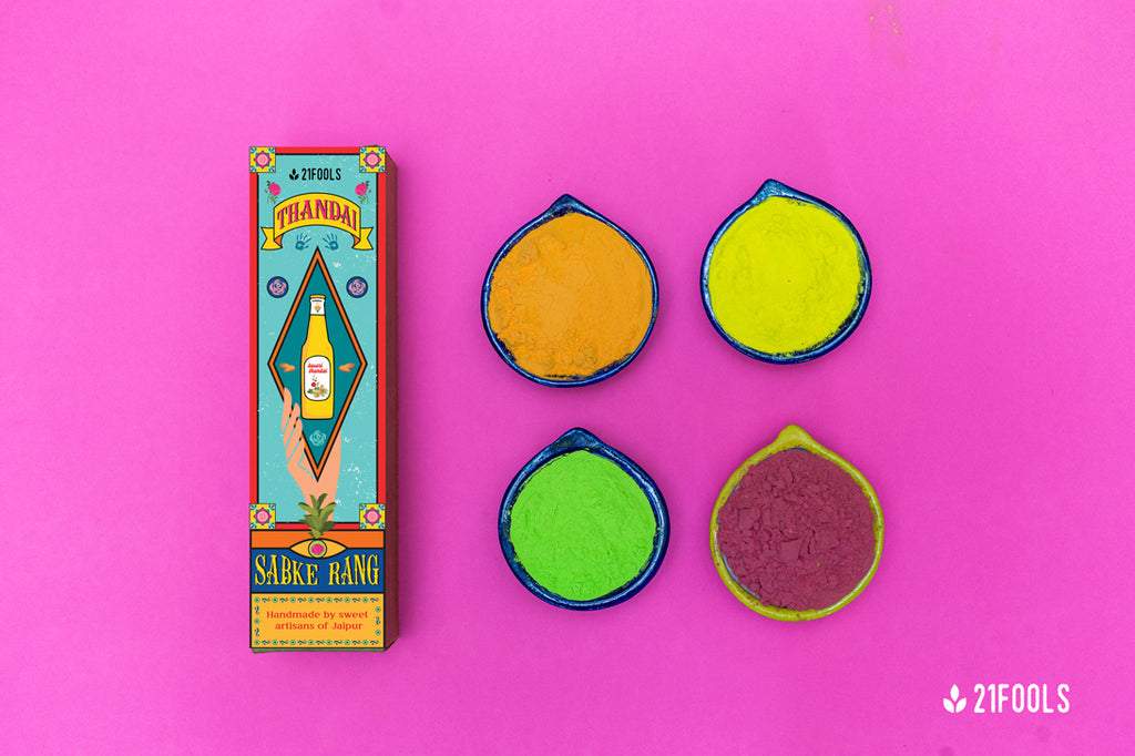 Sabke Rang - Herbal Gulal + Thandai – Gift Giving on Brown Living™. SKU: 172 - 15285 - 21FO/SR/06. Img 4.