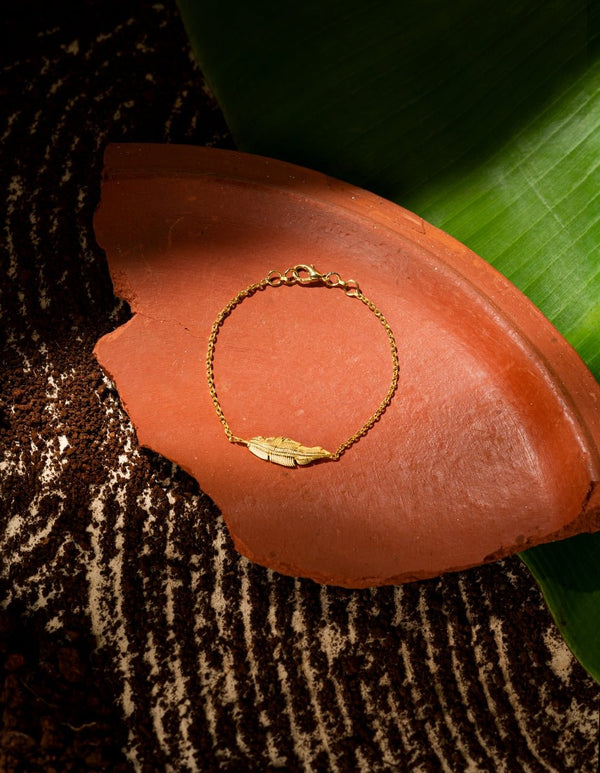 Buy Sadya | Gold plated bracelet | Shop Verified Sustainable Womens Bracelets on Brown Living™