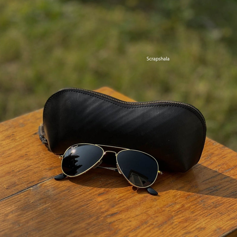 Buy Safar Sunglass Case | Vegan | Water-proof | Sturdy | Upcycled Tyre Tube | Shop Verified Sustainable Travel Organiser on Brown Living™