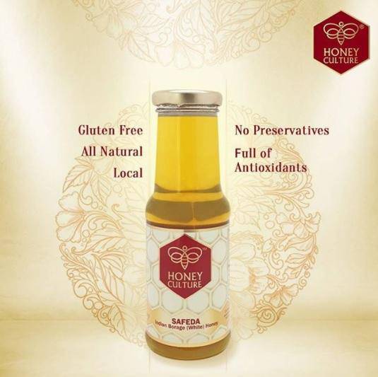 Buy Safeda Honey - White Honey, Premium Indian Borage Honey - 275g | Shop Verified Sustainable Products on Brown Living