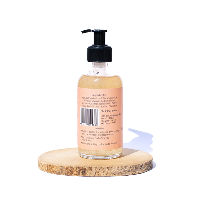 Saffron body wash - 200ml | Verified Sustainable on Brown Living™