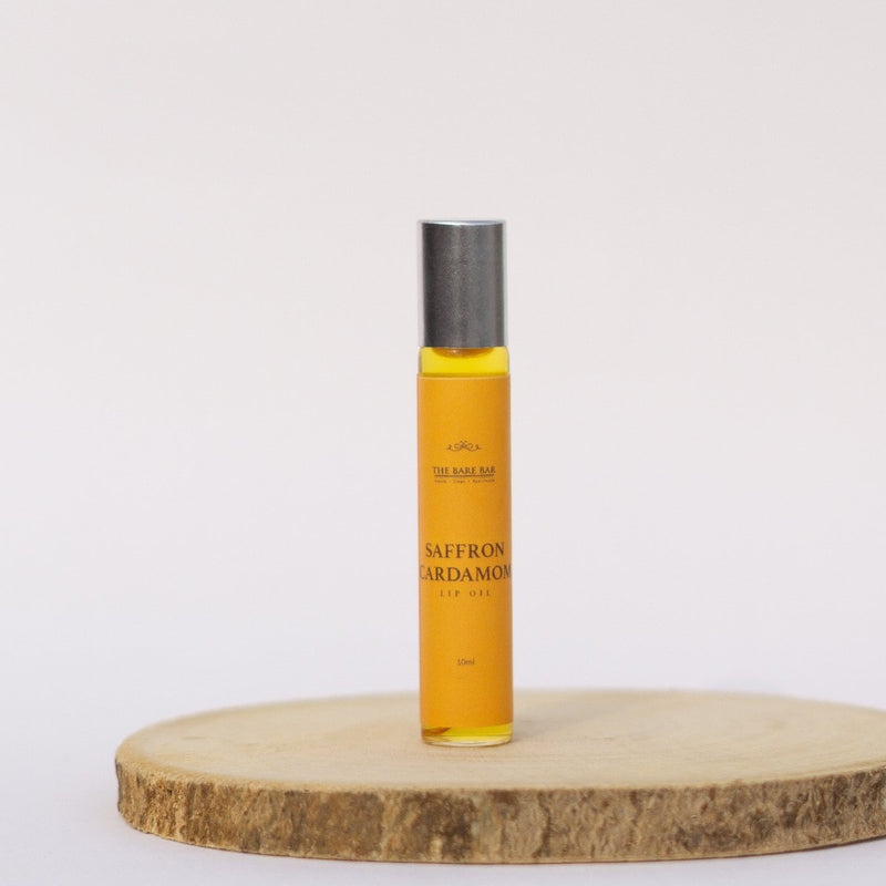 Buy Saffron Cardamom Lip Oil | Natural Lip Care | Shop Verified Sustainable Lip Balms on Brown Living™