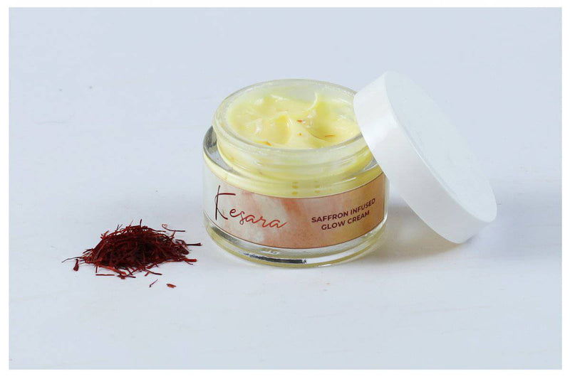 Buy Saffron Infused Glow Cream 50gm | Shop Verified Sustainable Face Cream on Brown Living™