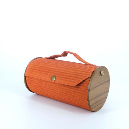 Saffron Sun Round Clutch | Verified Sustainable by Brown Living™