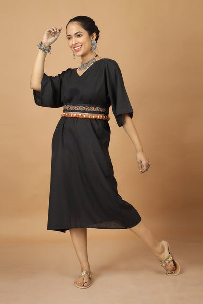 Saga Ahir Matka Cotton Dress | Verified Sustainable by Brown Living™