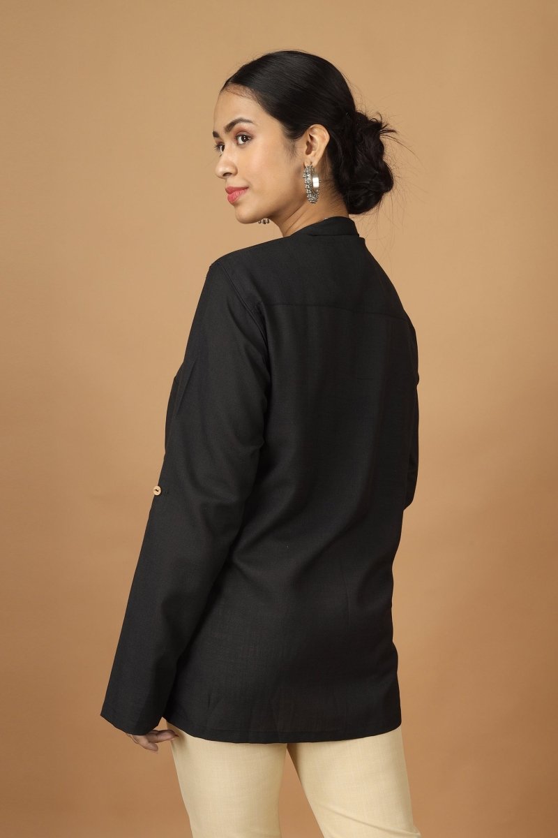 Saga Ahir Womens Cotton Shirt | Verified Sustainable by Brown Living™