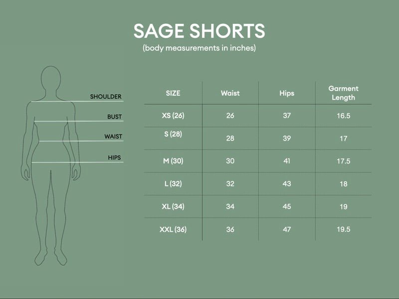 Buy Sage Shorts - Black | Shop Verified Sustainable Womens Shorts on Brown Living™
