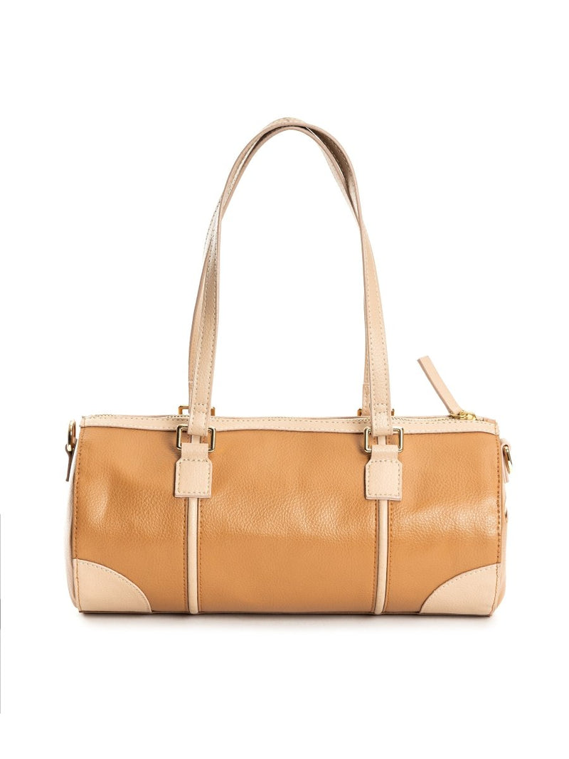 Buy Salacia (Almond & Caramel) | Women's bag made with Apple Leather | Shop Verified Sustainable Products on Brown Living