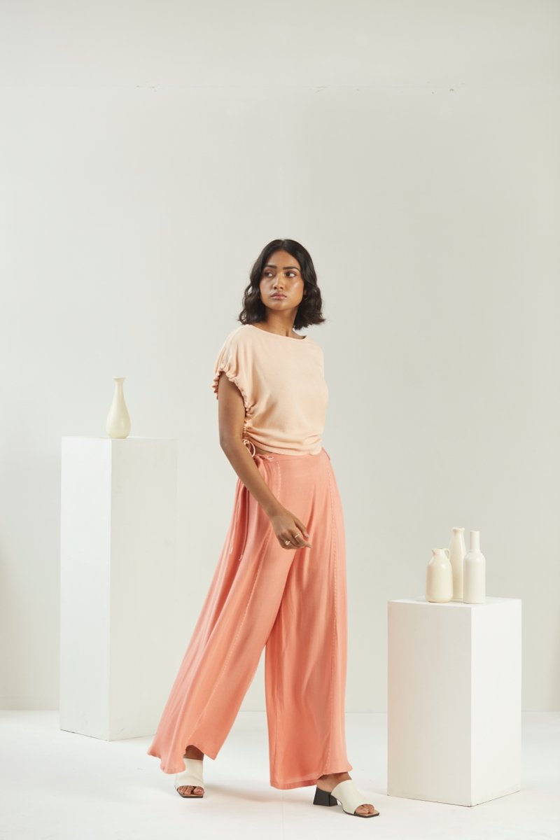 Buy Salmon Pants | Womens Pants | Shop Verified Sustainable Products on Brown Living
