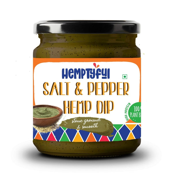 Buy Salt & Pepper Hemp Dip - 180gm | Shop Verified Sustainable Sauces & Dips on Brown Living™