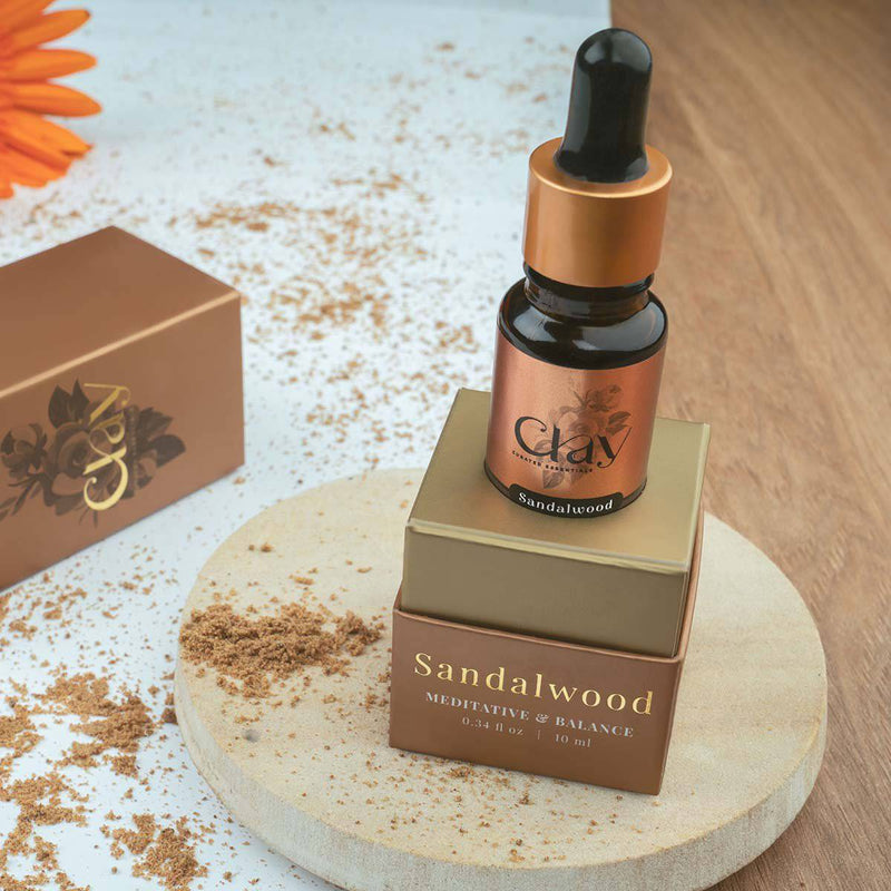 Buy Sandal Oil (Meditative & Balance) | Shop Verified Sustainable Essential Oils on Brown Living™