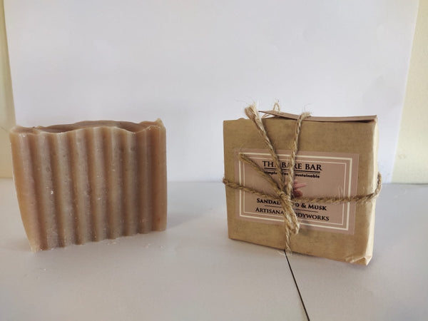 Buy Sandalwood And Musk Bar | Natural Soap Bar | Shop Verified Sustainable Products on Brown Living