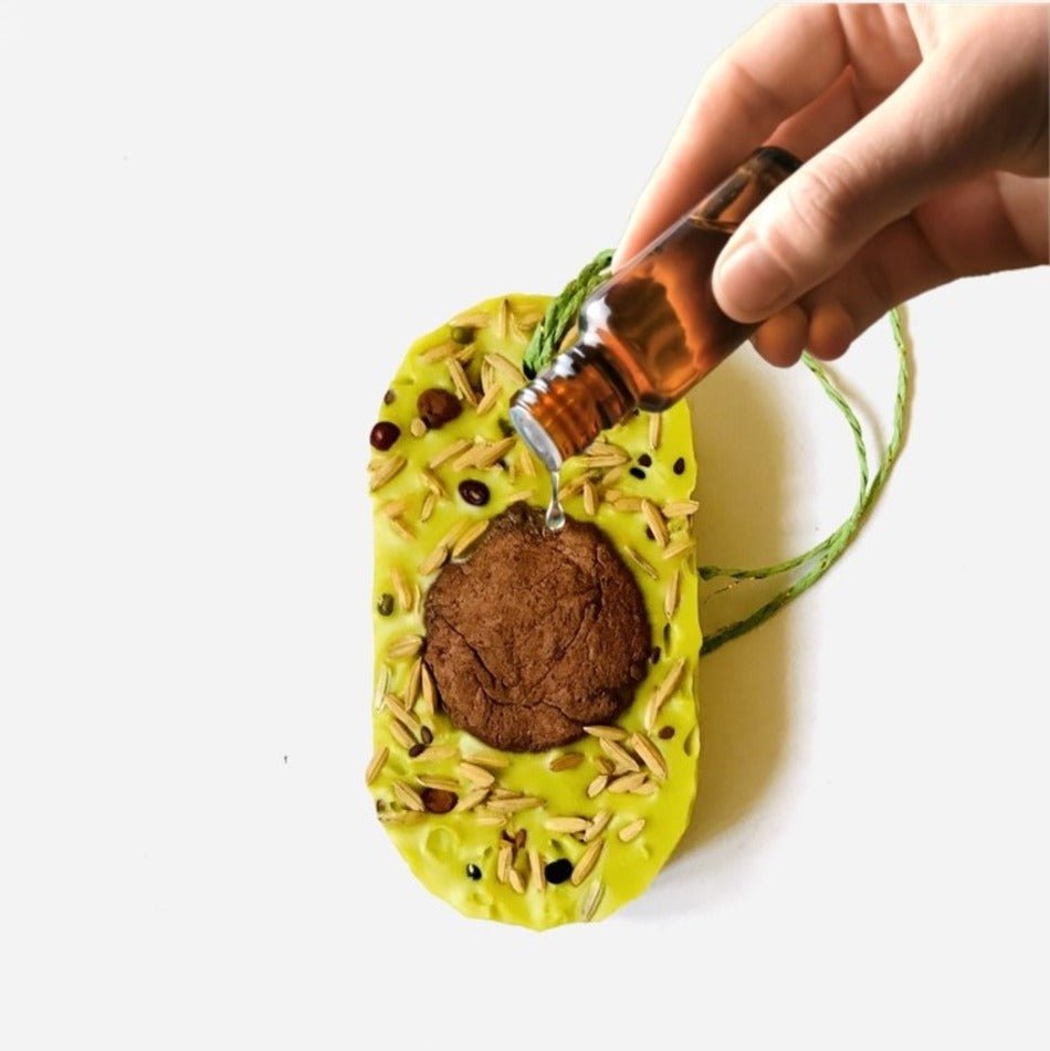 Sandalwood & Patchouli fragrance - Reusable Wardrobe Freshener - Assorted seeds (mix) infused | Verified Sustainable by Brown Living™