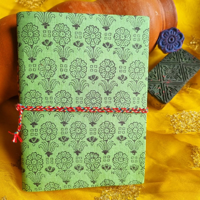 Buy Sandesha - Upcycled Handloom Fabric Journal | Shop Verified Sustainable Products on Brown Living