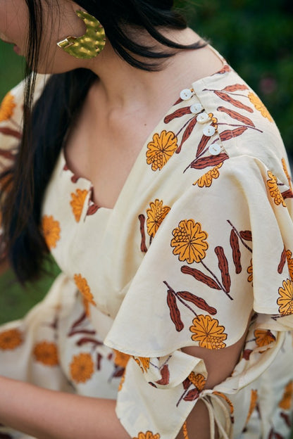 Sandy Pods Detachable Long Dress | Verified Sustainable by Brown Living™