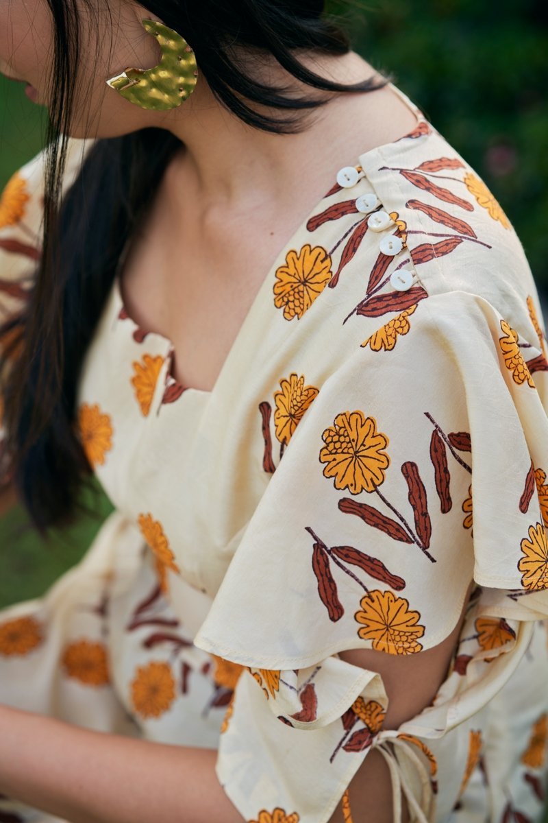 Buy Sandy Pods Long Dress | Shop Verified Sustainable Products on Brown Living