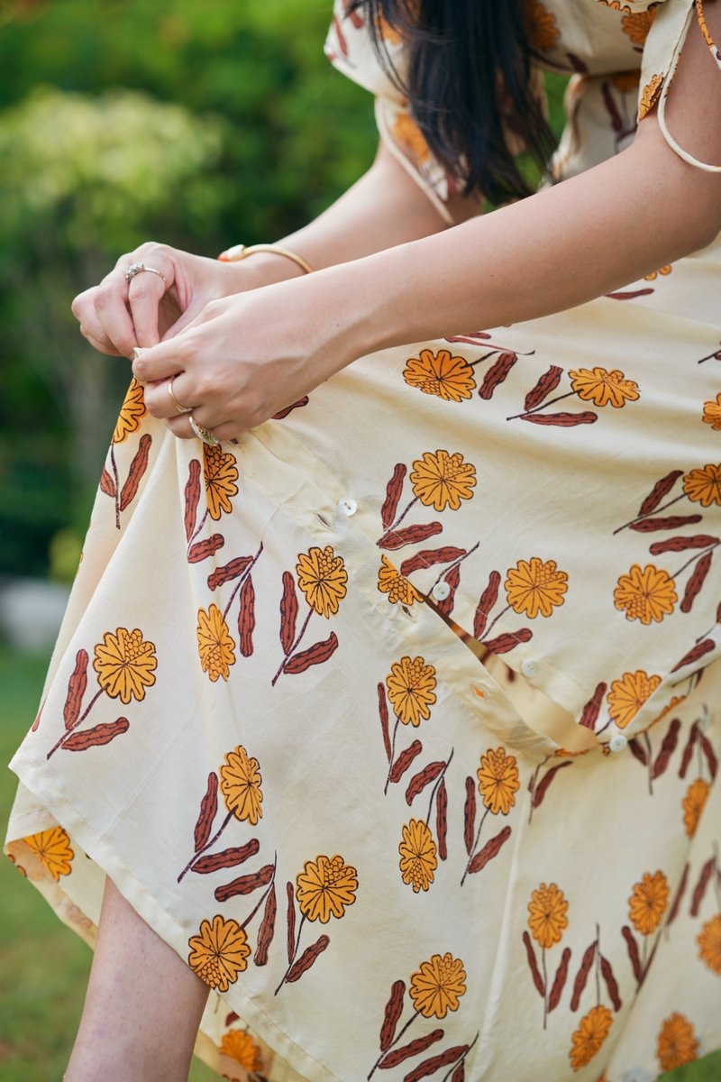 Sandy Pods Detachable Long Dress | Verified Sustainable by Brown Living™