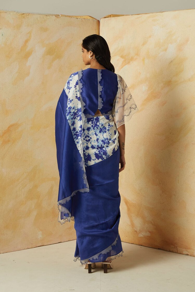 Sara Saree – Womens Saree on Brown Living™. SKU: 238 - 18283 - KAN - AP - 22S52 - OS. Img 5.