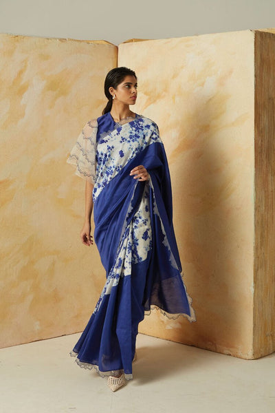 Sara Saree – Womens Saree on Brown Living™. SKU: 238 - 18283 - KAN - AP - 22S52 - OS. Img 2.