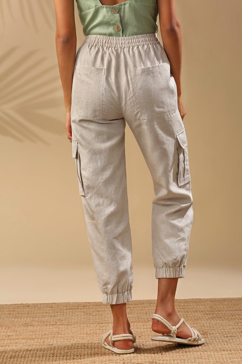 Buy Savannah Cargos - Oatmeal | Shop Verified Sustainable Womens Pants on Brown Living™