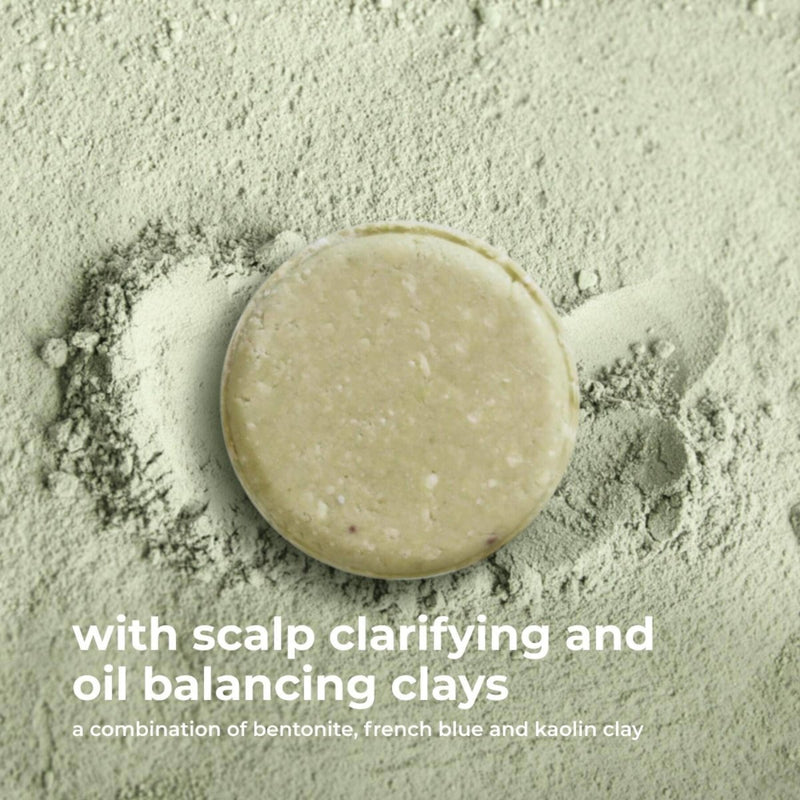 Buy Scalp Clarifying Slay With Clay Shampoo Bar for Oily Hair - 85g | Shop Verified Sustainable Hair Shampoo Bar on Brown Living™