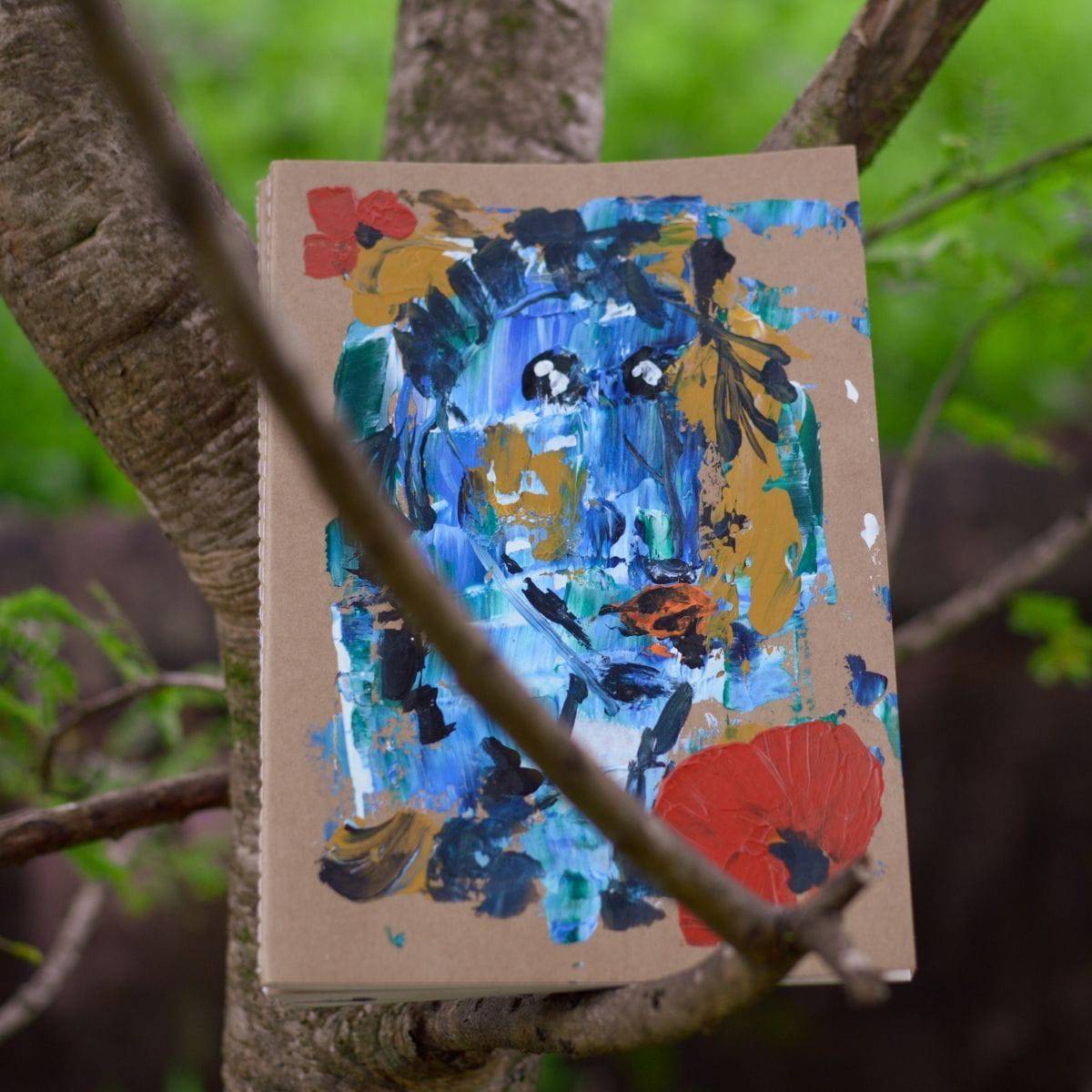 Seafarer Hand - Painted Notebook | Verified Sustainable by Brown Living™