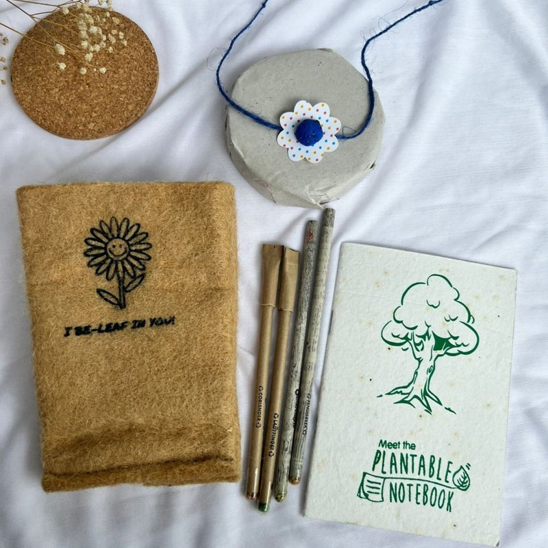 Buy Seed Rakhi with Seed Stationary & Pot | Shop Verified Sustainable Products on Brown Living