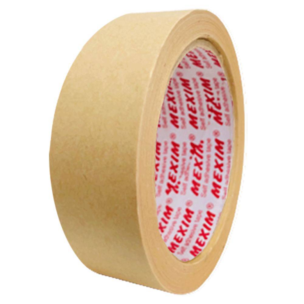 Self Adhesive Eco - Friendly Kraft Paper Tape - 48mm x 50 meters x 6 Rolls | Verified Sustainable by Brown Living™