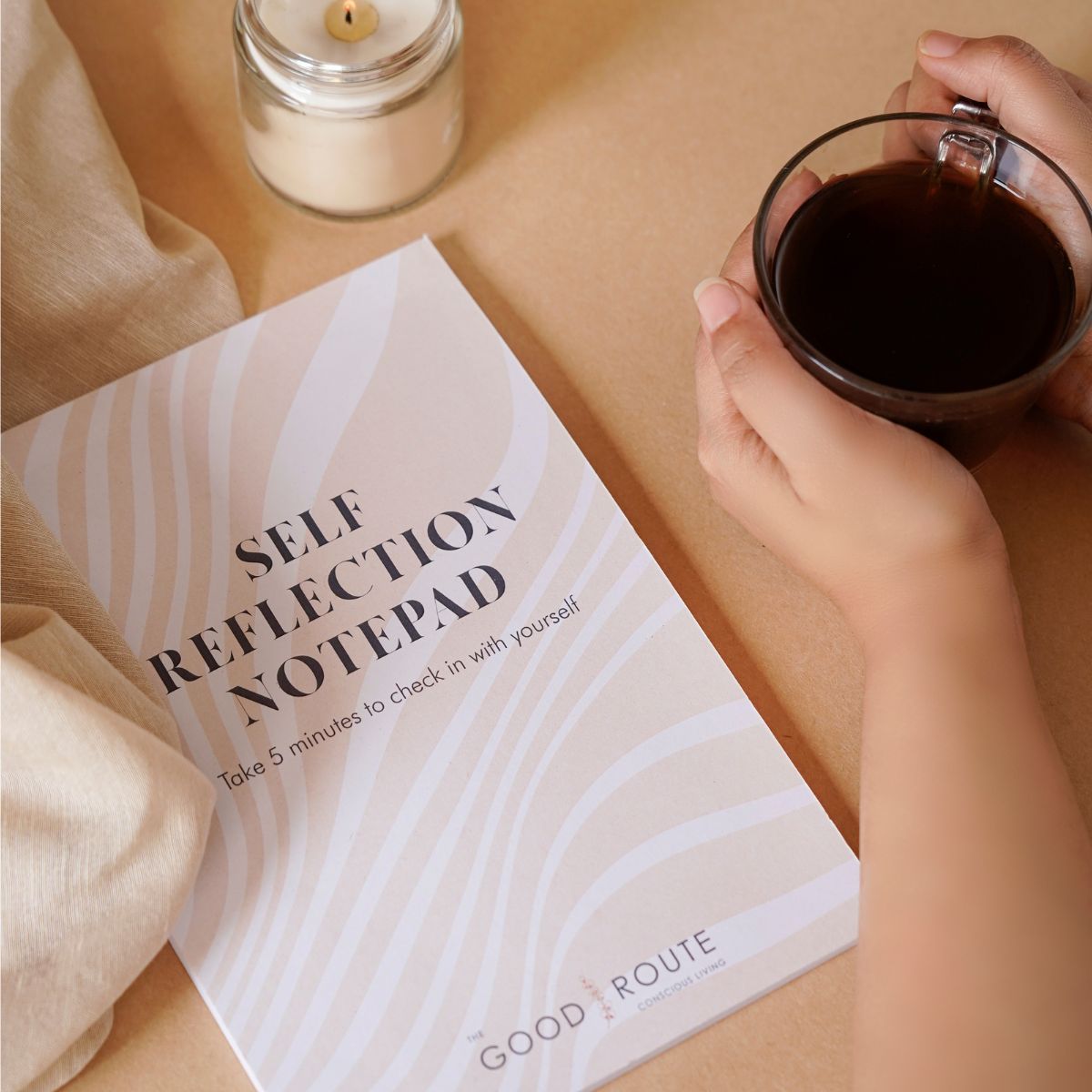 Buy Sustainable Self Reflection Notepad on Brown Living™