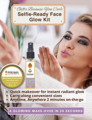 Buy Selfie-Ready Face Glow Kit | Haldi Kumkum Gift | Shop Verified Sustainable Products on Brown Living