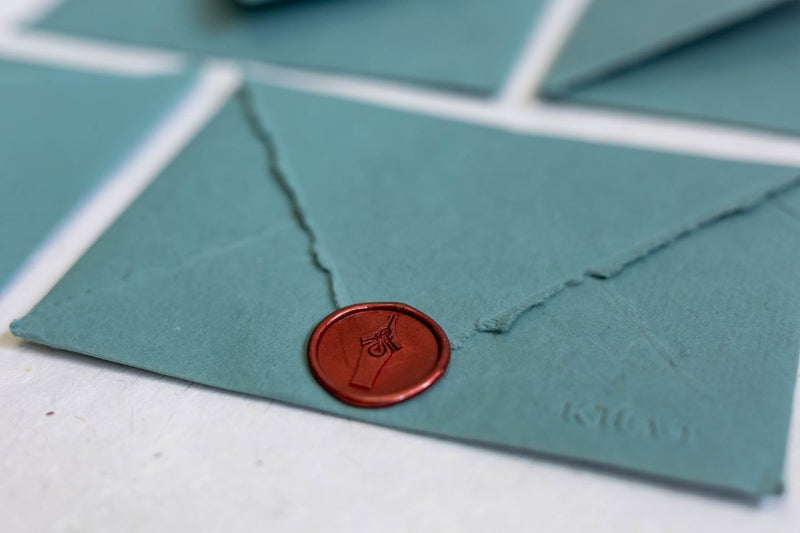 Buy Send a poem - Dusty Blue / Pack of 5 Blank Card & Envelope | Shop Verified Sustainable Products on Brown Living