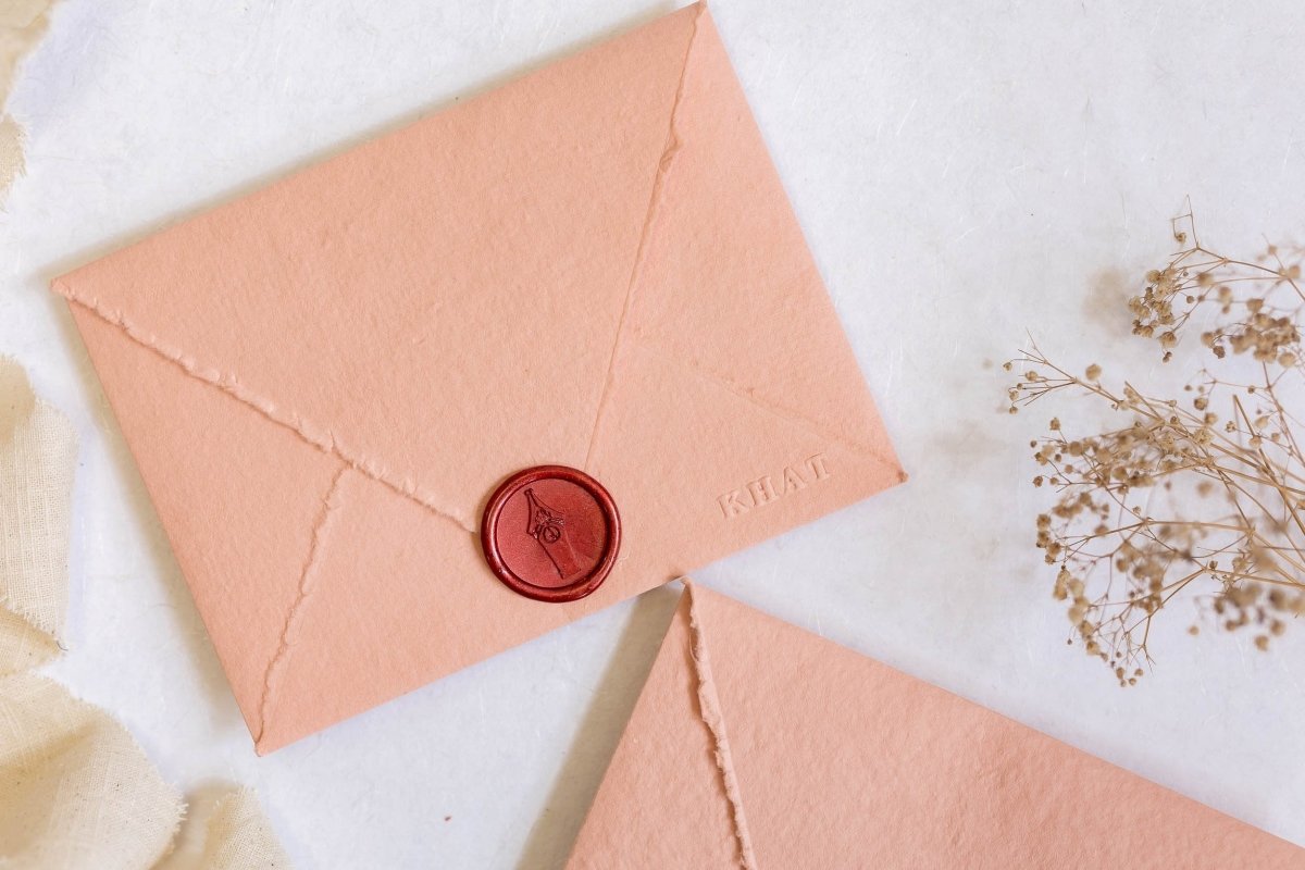 Send A Poem - Pale Pink / Pack Of 5 Blank Card & Envelope – Greeting & Note Cards on Brown Living™. SKU: SR009. Img 1.