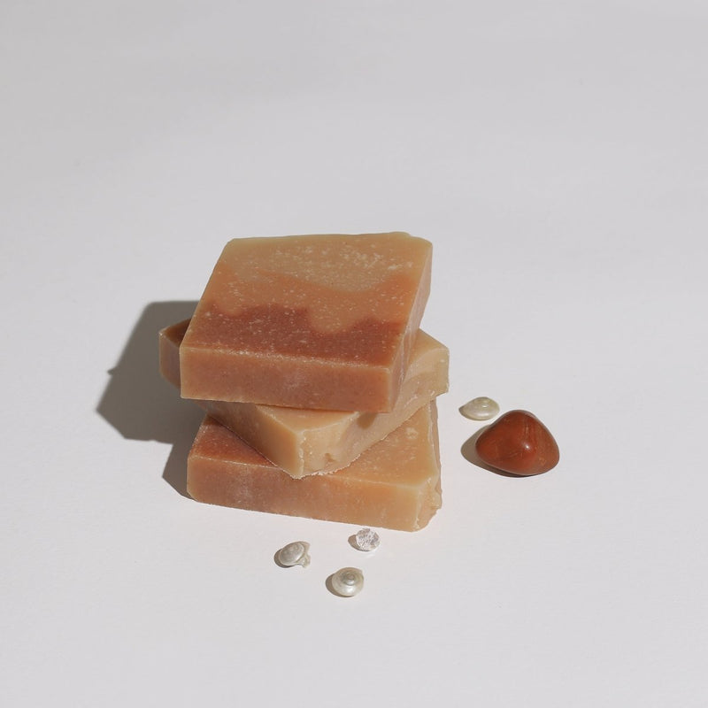 Buy Sepia & Blush - Rose & Neroli Cold Process Handmade Soap With Natural Clays | Shop Verified Sustainable Products on Brown Living