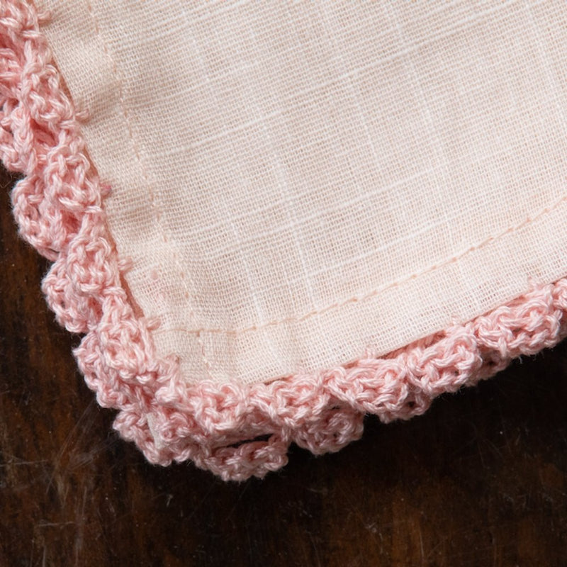Buy Riya Pink Handkerchief Set of 2 | Shop Verified Sustainable Handkerchiefs on Brown Living™
