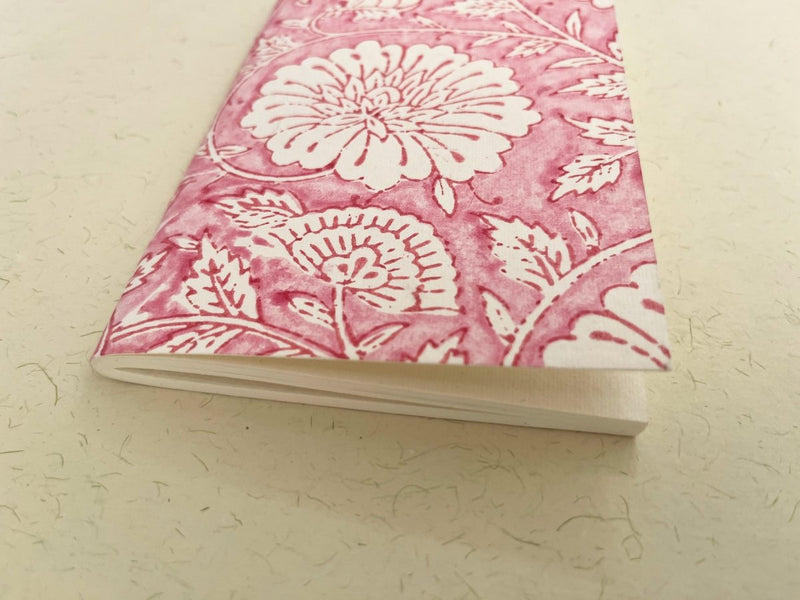 Buy Set of 2 handmade block print journal | Eco-friendly notebook | Sustainable | Upcycled cotton rag paper | Shop Verified Sustainable Notebooks & Notepads on Brown Living™