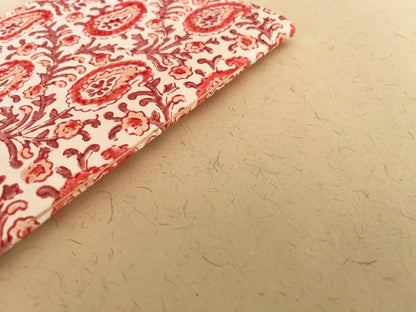 Set of 2 handmade block print journal | Eco - friendly notebook | Sustainable | Upcycled cotton rag paper | Verified Sustainable by Brown Living™